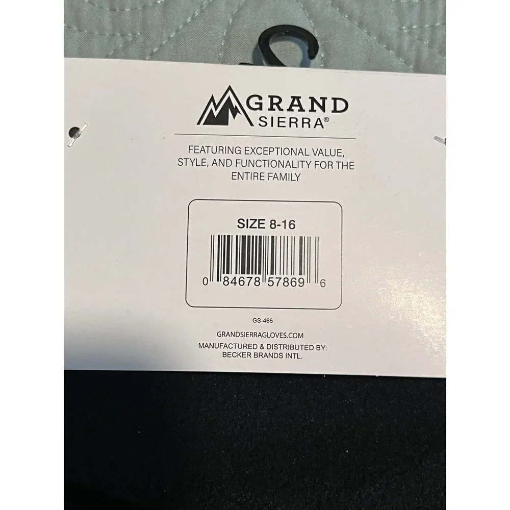 Grand Sierra Boys Youth Balaclava Mask Hat Gray Fleece